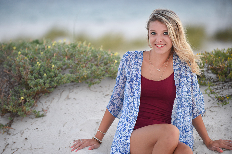 senior portrait photographer destin florida