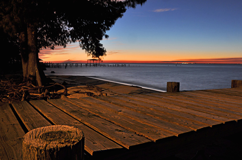 mobile bay sunset fairhope alabama