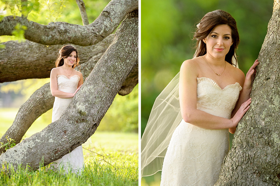 oak hollow farm fairhope alabama bridal portrait